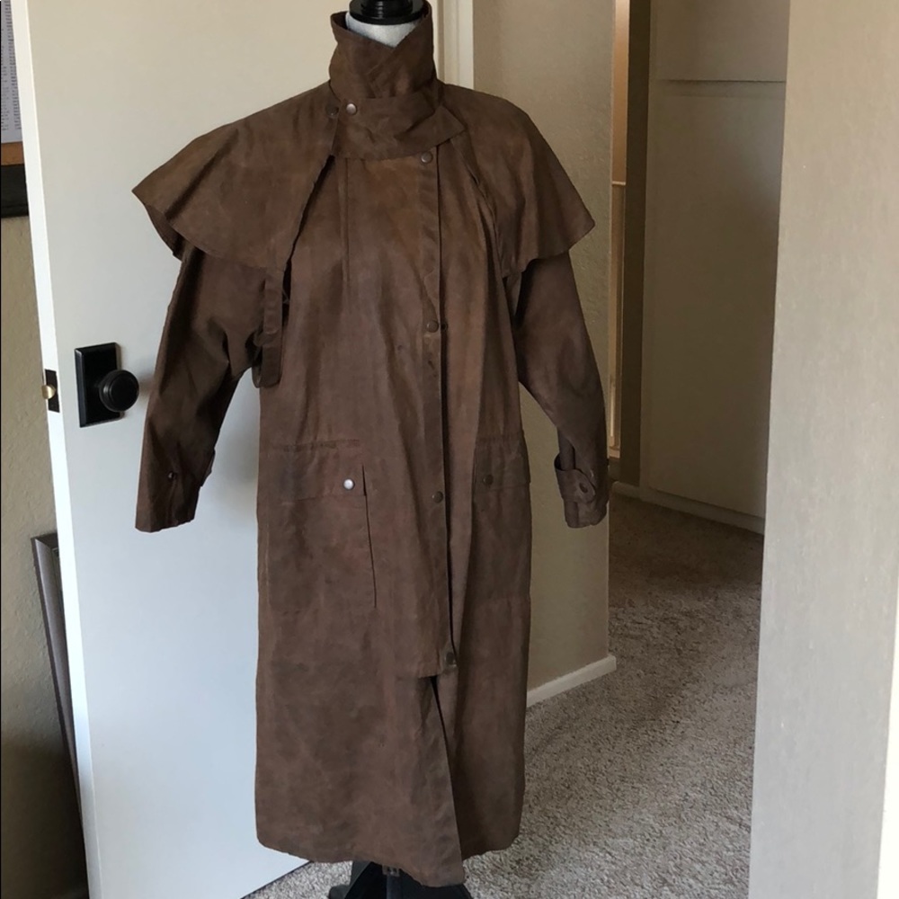 MEN’S Australian Drovers Brown Coat - XSmall